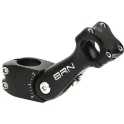 BRN Vendita On Line Attacco In Alluminio Registrabile, Estens. 115 Mm, ø 25,4 Mm Nero Per Biciclette Shop Prezzi