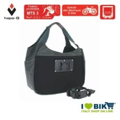 Borsa Al Manubrio, HAPO-G PREMIUM 15L, Nero -Shiknog Negozio borsa al manubrio hapo g premium 15l nero 1