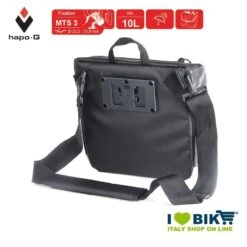Borsa Manubrio, HAPO-G MAXI 10 L, Nera -Shiknog Negozio borsa manubrio hapo g maxi 10 l nera 1