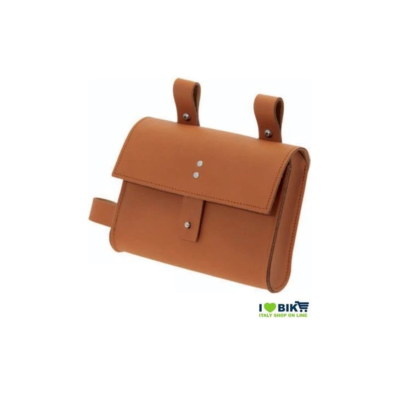 BRN Borsa Per Bici Fixed Al Telaio Miele, Vendita On Line Accessori Bici Borse Orignali In Eco Pelle 3 BRN Borsa Per Bici Fixed Al Telaio Miele, Vendita On Line Accessori Bici Borse Orignali In Eco Pelle