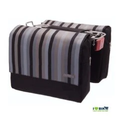 BRN Borse Bici Posteriori A Righe Grige, Borse Bicicletta Porta Oggetti Vendita On Line Shop