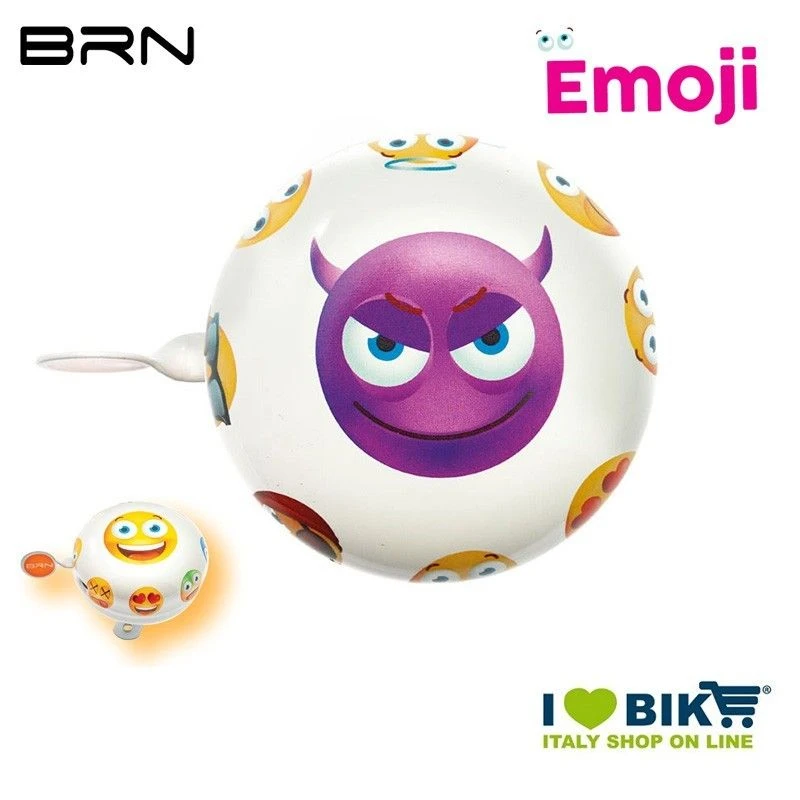 BRN Campanello Emoji Diavoletto 58 Mm 3 BRN Campanello Emoji Diavoletto 58 Mm