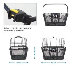 BRN Cesto Bicicletta Happy Pet Trasporto Animali Bike Shop -Shiknog Negozio cesto bici happy pet trasporto animali online shop 1