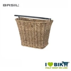 Cesto Bici In Sintetic Rattan Basil Bremmen Marrone