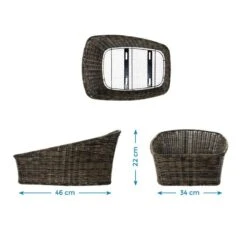 BRN Cesto Bicicletta Posteriore Hawaii Marrone Shop Online -Shiknog Negozio cesto bicicletta posteriore hawaii marrone vendita online 1