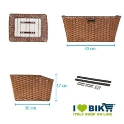 Shop On Line Cestini Per Biciclette Cesto Vintage In Ecopelle Rettangolare Miele Negozio Accessori Ciclismo Prezzi -Shiknog Negozio cesto in ecopelle rettangolare miele 1