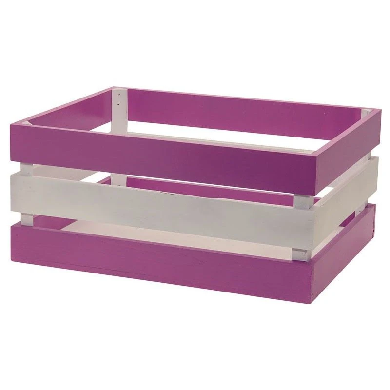 BRN Cesto In Legno Versilia Lilla Bianco (cm. 43x33xh19) Vendita Accessori Online 5 BRN Cesto In Legno Versilia Lilla Bianco (cm. 43x33xh19) Vendita Accessori Online - immagine 3