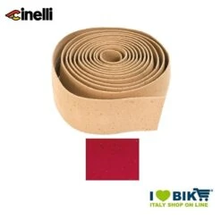 Cinelli Nastro Manubrio Cork, Rosso -Shiknog Negozio cinelli nastro manubrio cork rosso 1