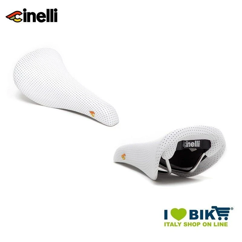 Cinelli Sella VOLARE In Acciaio Chromoly, Bianca 6 Cinelli Sella VOLARE In Acciaio Chromoly, Bianca - immagine 4