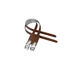 Cinturini Doppi In Cuoio Marroni Puntapiedi Vendita On Line Accessori Bicicletta E Negozio Ciclismo Bici
