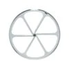 Coppia Ruote Fixed In Lega, Profilo 30mm A 6 Braccia, Colore Bianco Vendita Accessori Scatto Fisso On Line -Shiknog Negozio coppia ruote fixed lega 30mm profilo 6 braccia bianco