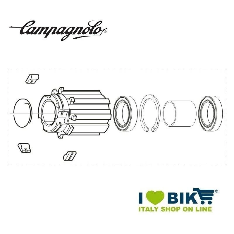 Corpetto Ruota Libera CAMPAGNOLO 9/11v FH-BUU015 Per Bici Online Shop 3 Corpetto Ruota Libera CAMPAGNOLO 9/11v FH-BUU015 Per Bici Online Shop