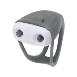 Shop On Line Vendita Fanalino BRN Silicone Pongo Posteriore Grigio Batterie Incluse Negozio Shop Biciclette