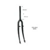 Forcella City-bike 28 Nera -Shiknog Negozio forcella city bike 28 nera canotto 22 mm