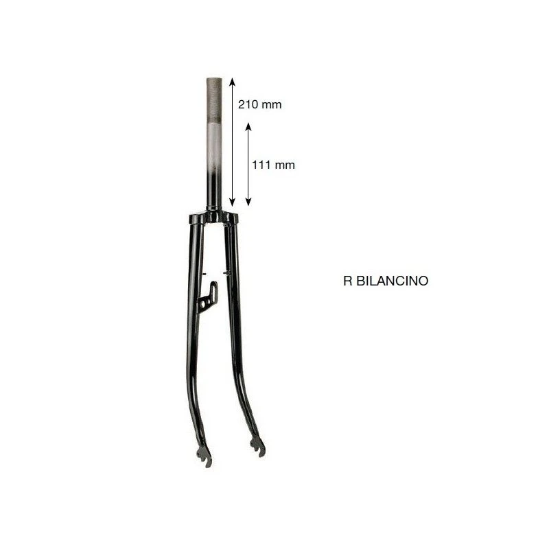Forcella R 28 Verniciata Nera Con Bilancini 3 Forcella R 28 Verniciata Nera Con Bilancini