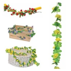 BRN Ghirlanda Con Fiori Gialli Per Decorare Cestini Bicicletta Decorazioni Con Fiori Per Bici E Manubri Vendita