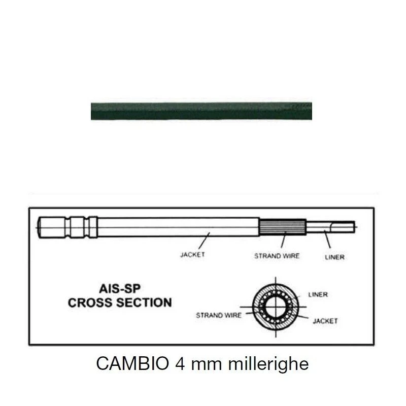 BRN Guaina Cambio 4 Mm Con Teflon Tipo Millerighe Nera Per Bicicletta Vendita On Line Freni Bici E Ricambi Freno 3 BRN Guaina Cambio 4 Mm Con Teflon Tipo Millerighe Nera Per Bicicletta Vendita On Line Freni Bici E Ricambi Freno