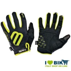Guanti Lunghi Ciclo BRN Gel Pro Touch Nero/fluo Giallo Online Shop