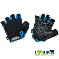 Guanti Ciclo BRN Air Pro Nero/blu Negozio Accessori Ciclismo