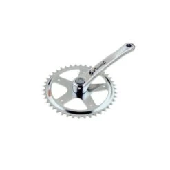 Guarnitura In Ferro Con Quadro 42 Denti Cromata