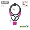 Lucchetto Cavo 120cmx8mmx10mm OnGuard Neon Bull, Fuxia Fluo -Shiknog Negozio lucchetto cavo 120cmx8mmx10mm onguard neon bull fuxia fluo