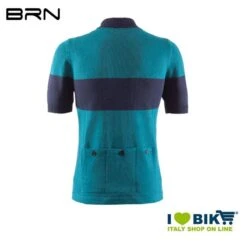 Maglia BRN VINTAGE Veloce, Aquamarina, Maniche Corte, 2019 -Shiknog Negozio maglia brn vintage veloce maniche corte acquamarina 2019 1