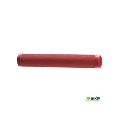 Manopole Bici Fixed Super Long Rosso, Manopole Fixed Lunghe, Manopole Scatto Fisso Lunghe Colorate