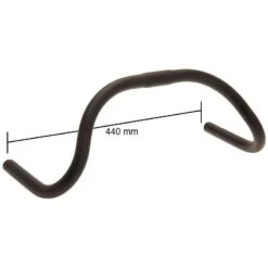 Manubrio Bici Fixed Retrò Nero.vendita Manubrio Vintage Fixed Bike Shop -Shiknog Negozio manubrio bici fixed retro nero manubri vintage single speed bike shop 1