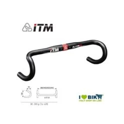 Manubrio Corsa ITM Alcor 80 Nero 400 Mm Online Store