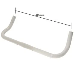 Manubrio Fixed Pista In Alluminio Bianco Bici Vendita On Line Accessori Bicicletta E Componenti Ciclismo -Shiknog Negozio manubrio fixed in alluminio bianco 1