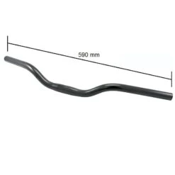 Manubrio In Alluminio City-Bike Nero Bici Vendita On Line Accessori Bicicletta E Componenti Ciclismo -Shiknog Negozio manubrio in alluminio city bike nero 1