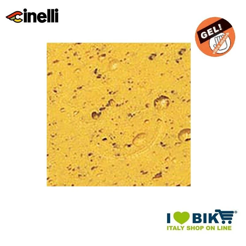 Nastro Manubrio Cinelli Cork Gel, Giallo 3 Nastro Manubrio Cinelli Cork Gel, Giallo