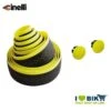 Nastro Manubrio Tech Multidensity, Giallo Fluo, Con Tappi Fluo -Shiknog Negozio nastro manubrio tech multidensity giallo fluo