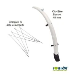 Parafanghi ABS Con Attacchi “Cobra” 28 City-Bike Bianco Per Bicicletta Vendita On Line Accessori E Parafanghi Per Bici Di Ogni M
