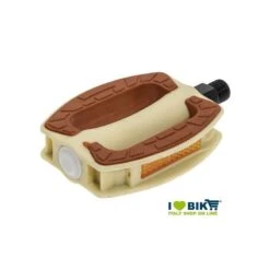 Pedali In Resina Crema BRN Riviera Con Gomma Marrone Online Store