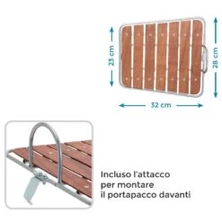 BRN Portapacco Bici Boulevard Bianco Base Legno Online Shop 5 BRN Portapacco Bici Boulevard Bianco Base Legno Online Shop -Shiknog Negozio portapacco retro boulevard bianco base legno vendita online 1