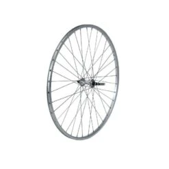 Ruota 28 Corsa Anteriore, Cerchio 36 Fori Silver Tornito, Raggi Tondi Silver Inox Vendita On Line Ricambi Accessori Per Bici Ruo