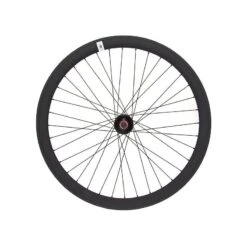 Ruota Posteriore Fixed Profilo 43 Mm In Alluminio Nero Fixed Bike Shop