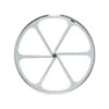 Ruota Posteriore Fixed 6 Razze Alluminio Bianco Shop Online -Shiknog Negozio ruota posteriore bici fixed 6 razze alluminio bianco bike shop