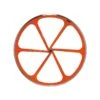 Ruota Posteriore Fixed 6 Razze Fluo Arancio Bike Shop