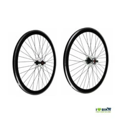 Ruote Fixed 28 36 Raggi Mozzi Su Cuscinetti Colore Nero Lucido -Shiknog Negozio ruote fixed raggi 9x4 su cuscinetti colore nero 1