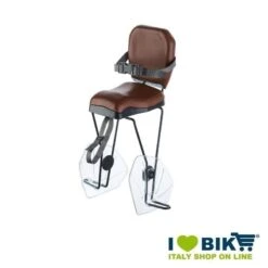 Seggiolino Bici BRN HELLO Marronev - Nero Al Portapacco Bike Store