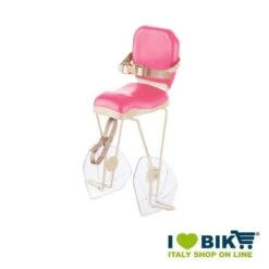 Seggiolino Bici BRN HELLO Rosa - Crema Al Portapacco Bike Store