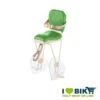 Seggiolino Bici BRN HELLO Verde - Crema Al Portapacco Bike Store -Shiknog Negozio seggiolino bici brn hello verde crema al portapacco store online