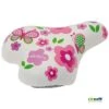 Sella Bimba 12-16 Flower Bianca Shoponline Accesoori Bici Vendita -Shiknog Negozio sella bimba 12 16 flower bianca