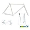 Telaio In Acciaio Fixed 53 Con Congiunzioni Bianco Lucido -Shiknog Negozio telaio fixed 53 con congiunzioni bianco lucido