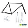 Telaio Fixed - 53 Saldature TIG Nero Opaco Single Speed -Shiknog Negozio telaio fixed 53 saldature tig nero opaco single speed