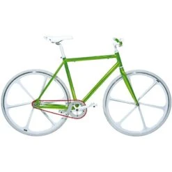Telaio In Alluminio Fixed Cromovelato Verde Misura 56, Forcella Da 1” Filettata On Line Vendita Telai Scatto Fisso